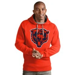 Chicago Bears Dark Orange Victory Pullover Hoody