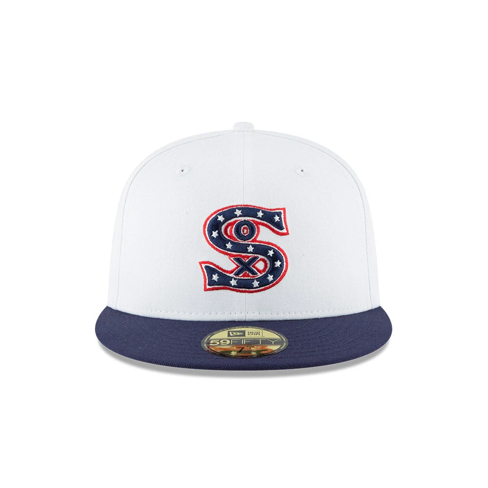 Chicago White Sox Cooperstown 1917 Logo 59FIFTY Fitted Hat By New Era 5 Chicago White Sox Cooperstown 1917 Logo 59FIFTY Fitted Hat By New Era - Image 3
