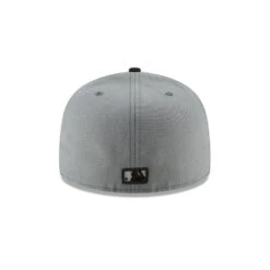 Chicago White Sox Grey Black New Era 59FIFTY Fitted Hat -Hockey Store 11591165 59FIFTY MLBBASICFITTED CHIWHI STGBLK R
