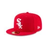 Chicago White Sox White Logo Red New Era 59FIFTY Fitted Hat -Hockey Store 11591166 59FIFTY MLBBASICFITTED CHIWHI SCA 3QL
