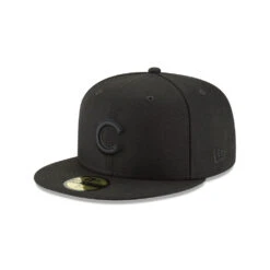 Chicago Cubs New Era Pitch Black 59FIFTY Fitted Hat 11 Chicago Cubs New Era Pitch Black 59FIFTY Fitted Hat -Hockey Store 11591170 59FIFTY MLBBASICFITTED CHICUB BLKBLK 3QL