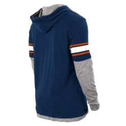 NEW ERA Chicago Bears Double Layered Striped Sleeve Hoody -Hockey Store 13118017NE94058MNVHG30523BE00CHIBEABACKF