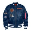 Chicago Bears Alpha Men's Satin Jacket -Hockey Store 13118277MA 1MNVORWHX30760BR00CHIBEAFRONTREGULARF