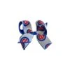 Chicago Cubs 2-Tone Hair Bow -Hockey Store 132 ToneBowChicagoCubs 1