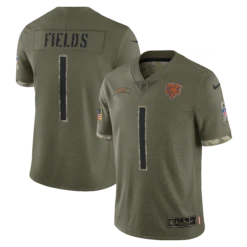 Justin Fields Chicago Bears Nike 2022 Salute To Service Limited Jersey