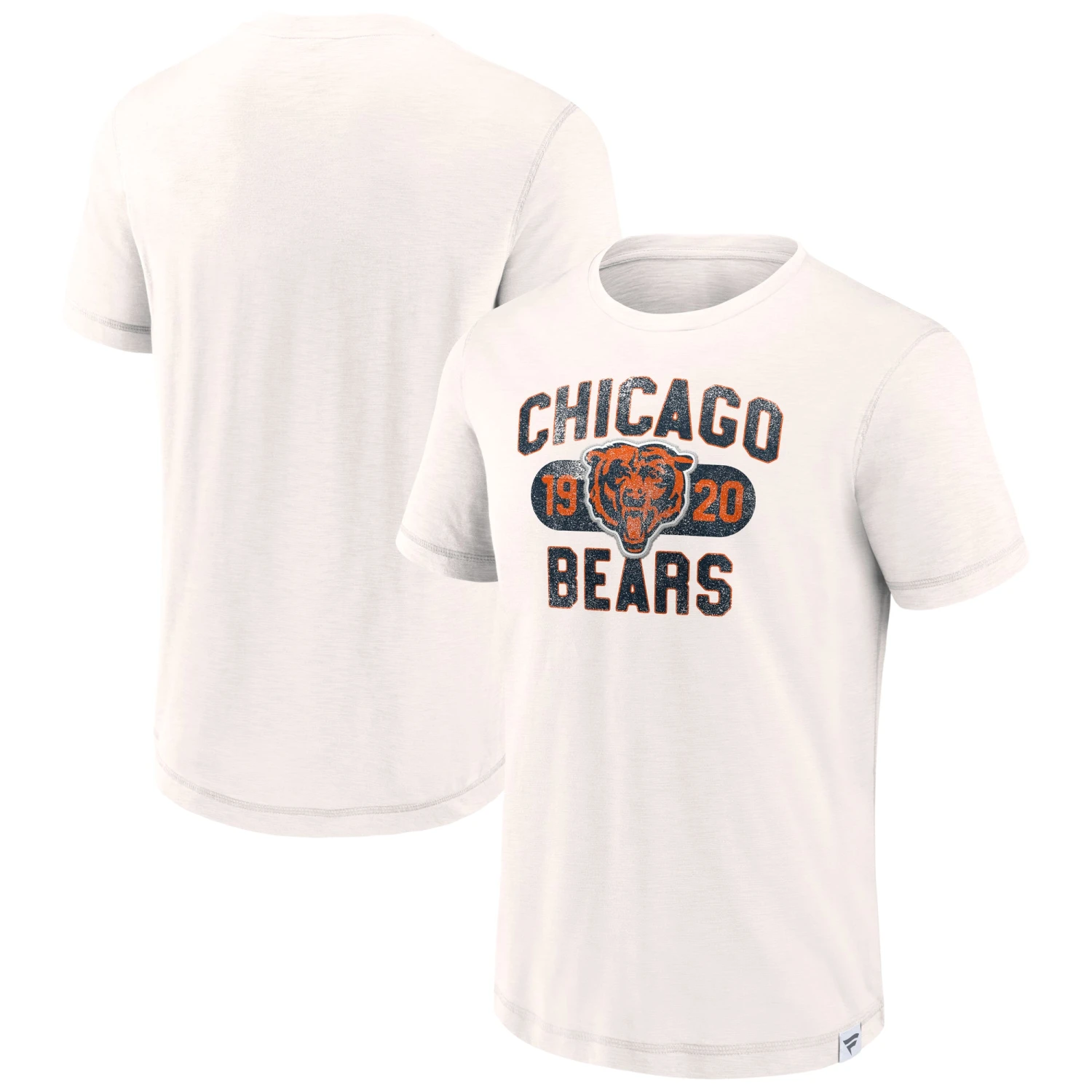 Fanatics Chicago Bears True Classics Cotton Slub Elevated T-Shirt 3 Fanatics Chicago Bears True Classics Cotton Slub Elevated T-Shirt