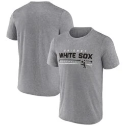 Fanatics Chicago White Sox Durable Goods Synthetic Heather Gray Men's T-Shirt
