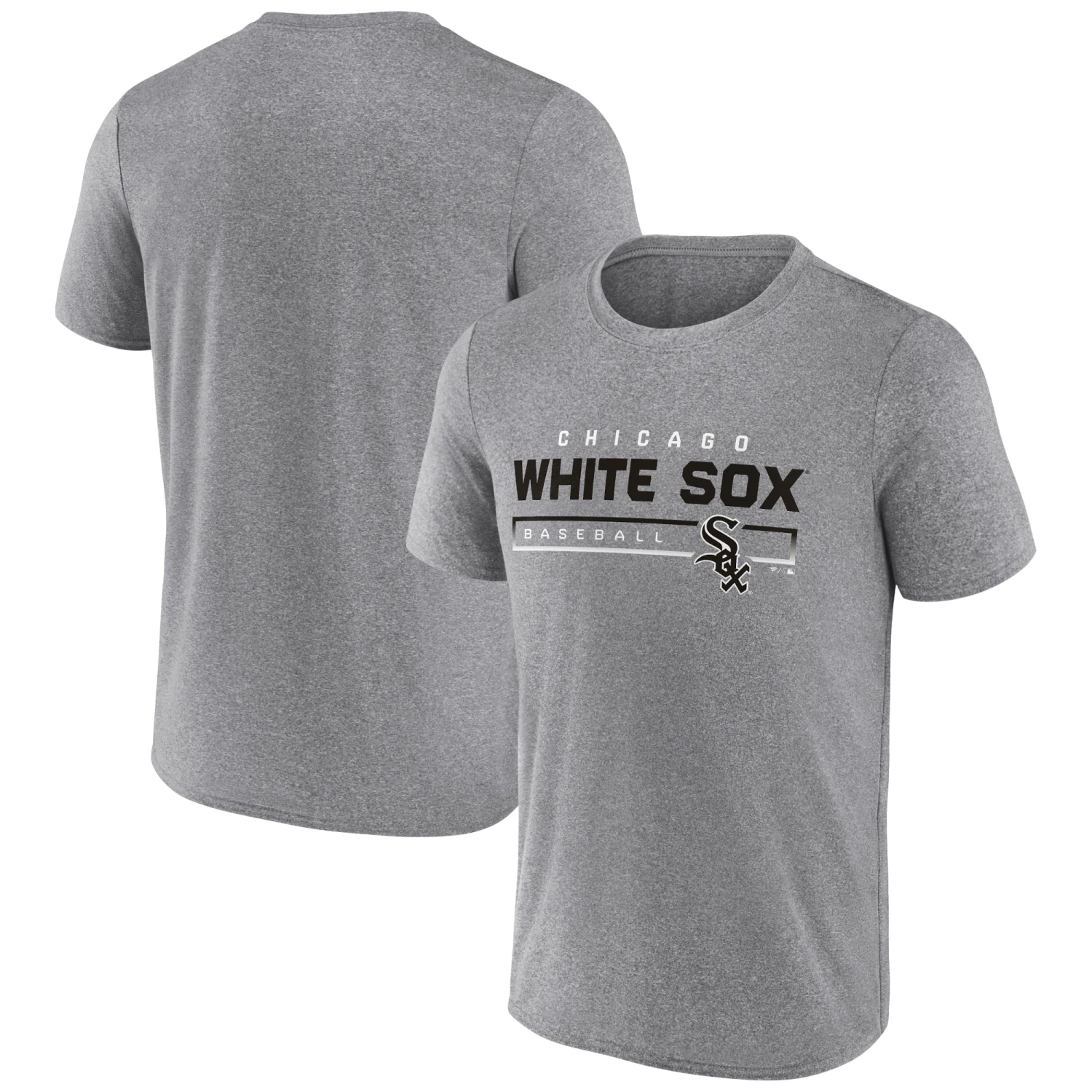 Fanatics Chicago White Sox Durable Goods Synthetic Heather Gray Men's T-Shirt 3 Fanatics Chicago White Sox Durable Goods Synthetic Heather Gray Men's T-Shirt