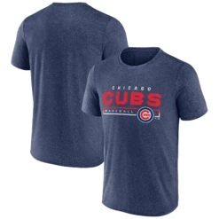 Fanatics Chicago Cubs Dark Royal Iconic Synthetic Durable Goods T-Shirt