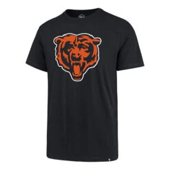 47 Chicago Bears Bear Face Logo Super Rival Navy T-Shirt