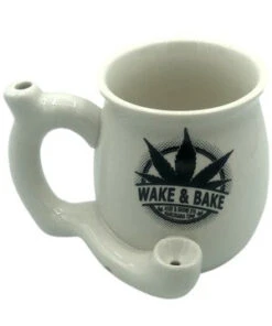 Chicago Pipe White Wake And Bake Mug