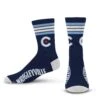 Chicago Cubs 4 Stripe Wrigleyville City Connect Socks 2 Chicago Cubs 4 Stripe Wrigleyville City Connect Socks -Hockey Store 504ChicagoCubs 4StripeDeuceCustom CityConnect Navy