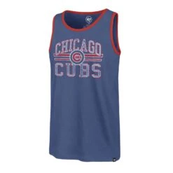 47 Chicago Cubs Cadet Blue Winger Franklin Men's Tank