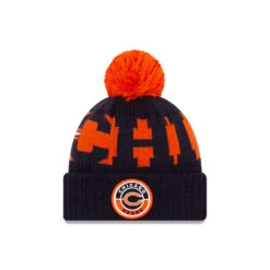 NEW ERA Chicago Bears 2020 Sideline CHI Pom Knit Hat