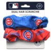 Chicago Cubs Dual Hair Scrunchie 2 Chicago Cubs Dual Hair Scrunchie -Hockey Store 600707 CUBSDualHairTwist