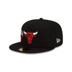 Chicago Bulls City Cluster Black New Era 59FIFTY Fitted Hat -Hockey Store 60224616 59FIFTY QTQ410110 CHIBUL OTC 3QL