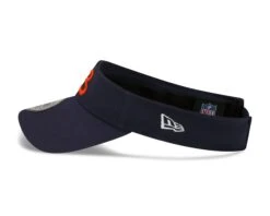 Chicago Bears New Era Navy 2022 Sideline Adjustable Visor -Hockey Store 60279641 VISOR NFL22SLVISOR CHIBEA OTC LSIDE