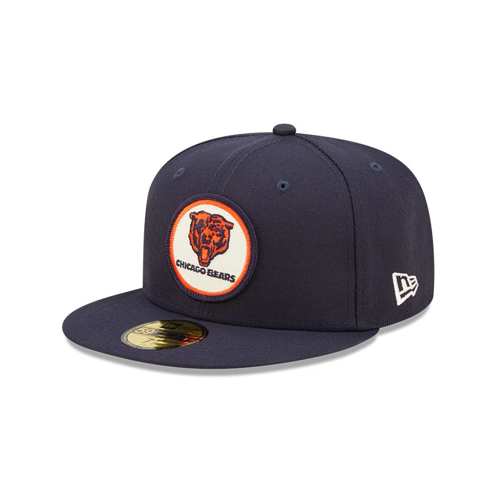 Chicago Bears 2022 Sideline New Era 59FIFTY Navy Historic Fitted Hat 5 Chicago Bears 2022 Sideline New Era 59FIFTY Navy Historic Fitted Hat - Image 3