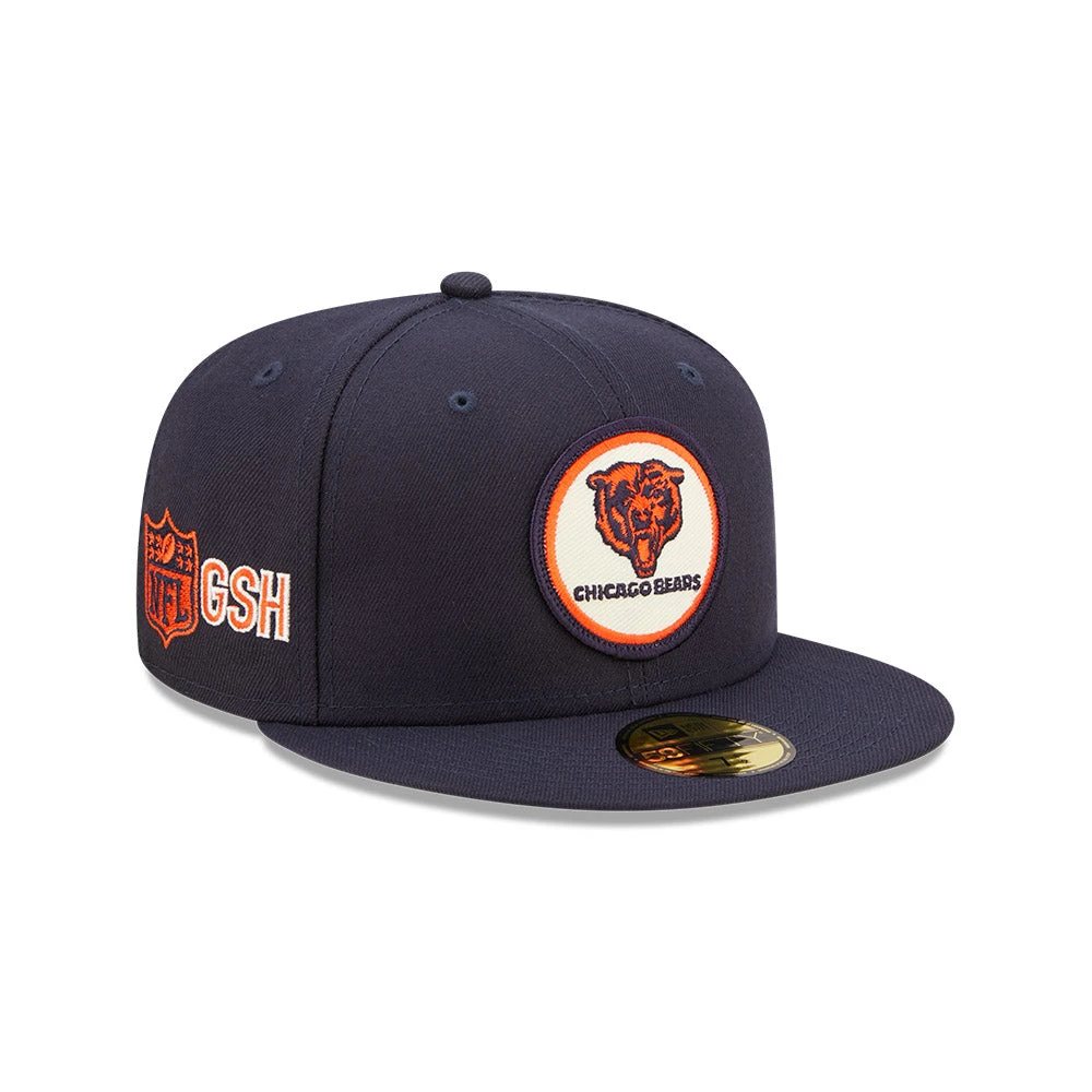 Chicago Bears 2022 Sideline New Era 59FIFTY Navy Historic Fitted Hat 3 Chicago Bears 2022 Sideline New Era 59FIFTY Navy Historic Fitted Hat