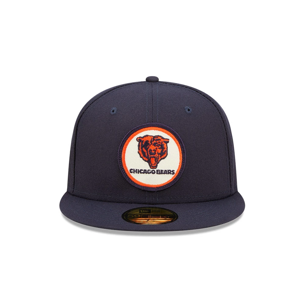 Chicago Bears 2022 Sideline New Era 59FIFTY Navy Historic Fitted Hat 4 Chicago Bears 2022 Sideline New Era 59FIFTY Navy Historic Fitted Hat - Image 2