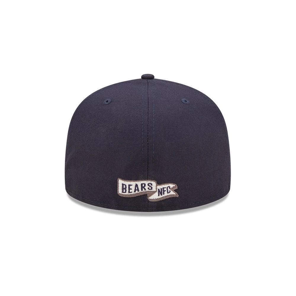 Chicago Bears 2022 Sideline New Era 59FIFTY Navy Historic Fitted Hat 8 Chicago Bears 2022 Sideline New Era 59FIFTY Navy Historic Fitted Hat - Image 6
