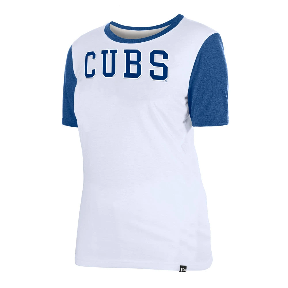 NEW ERA Chicago Cubs Logo Throwback T-Shirt 3 NEW ERA Chicago Cubs Logo Throwback T-Shirt
