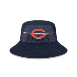 Chicago Bears 2023 NFL Training Camp Stretch New Era Navy Bucket Hat