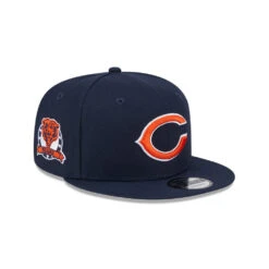Chicago Bears 2023 Navy C Bears Side Patch New Era 9FIFTY Snapback Hat