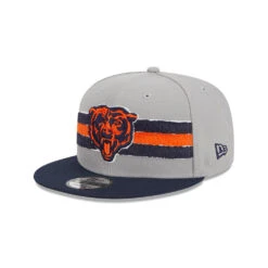 Chicago Bears Gray/Stripes Bear Logo New Era 9FIFTY Snapback Hat -Hockey Store 60370071 9FIFTY M950BANDE3 CHIBEA OTC 3QL
