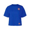 Chicago Cubs New Era Royal/Red Pinstripe Women's Crop Top Tee 2 Chicago Cubs New Era Royal/Red Pinstripe Women's Crop Top Tee -Hockey Store 60471733 WSSTEE F1795AB00 CHICUB OTC2 F