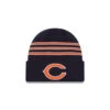 NEW ERA Chicago Bears Navy Striped Retro Cuffed Knit Hat -Hockey Store 60487273 KNIT RETROCUFFKNIT CHIBEA OTC F
