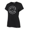 Chicago Cubs Women's '47 Black Frankie T-Shirt 2 Chicago Cubs Women's '47 Black Frankie T-Shirt -Hockey Store 614775 HR MF