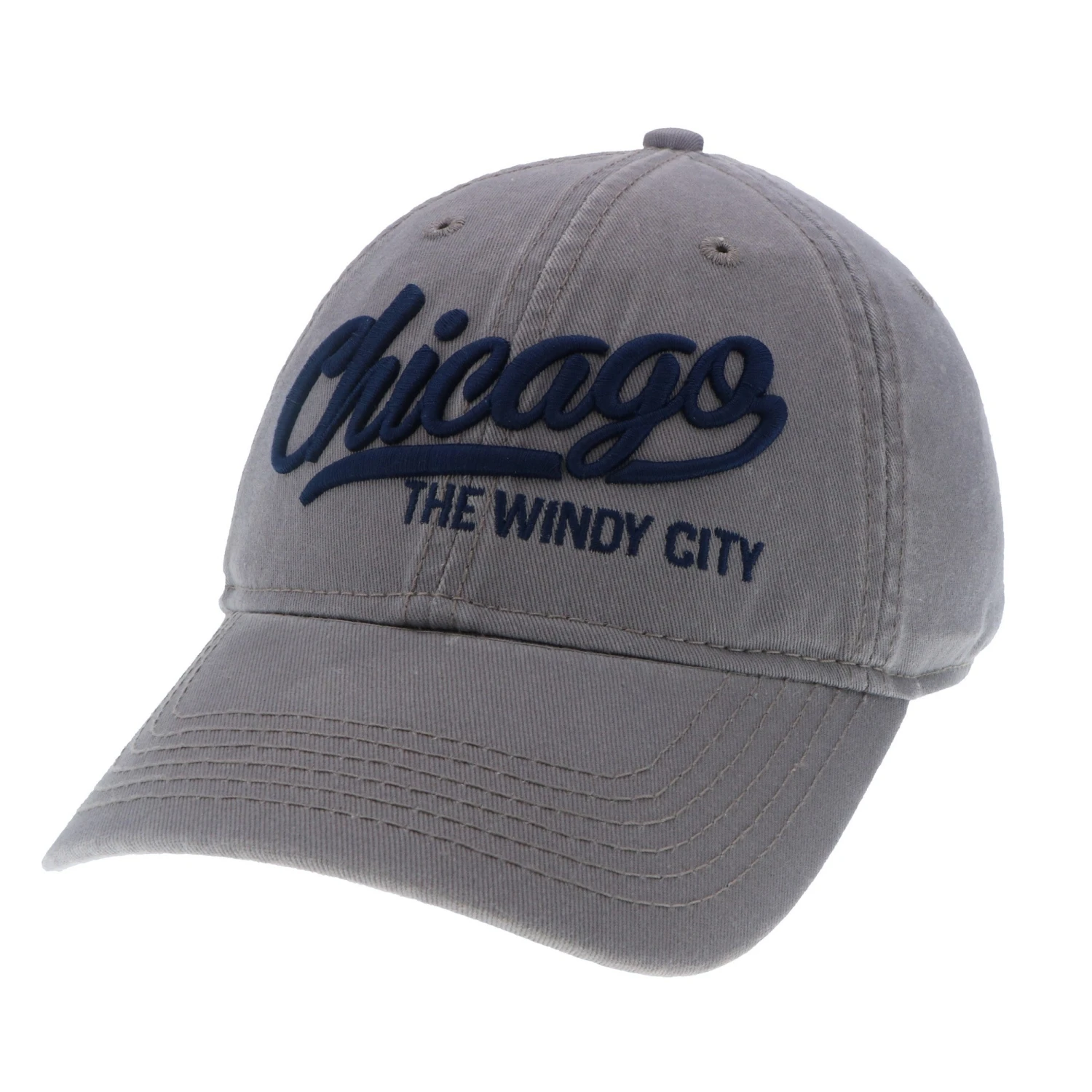 Chicago Gray Legacy Relaxed Twill Adjustable Hat 3 Chicago Gray Legacy Relaxed Twill Adjustable Hat