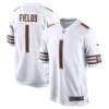 Justin Fields Chicago Bears Nike Men's White Replica Game Jersey -Hockey Store 67NM CBGR 7QF 2PH FF0