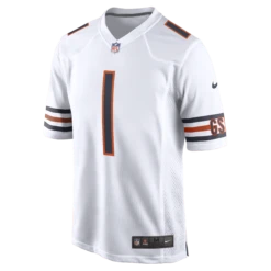Justin Fields Chicago Bears Nike Men's White Replica Game Jersey 6 Justin Fields Chicago Bears Nike Men's White Replica Game Jersey -Hockey Store 67NM CBGR 7QF 2PH FF1