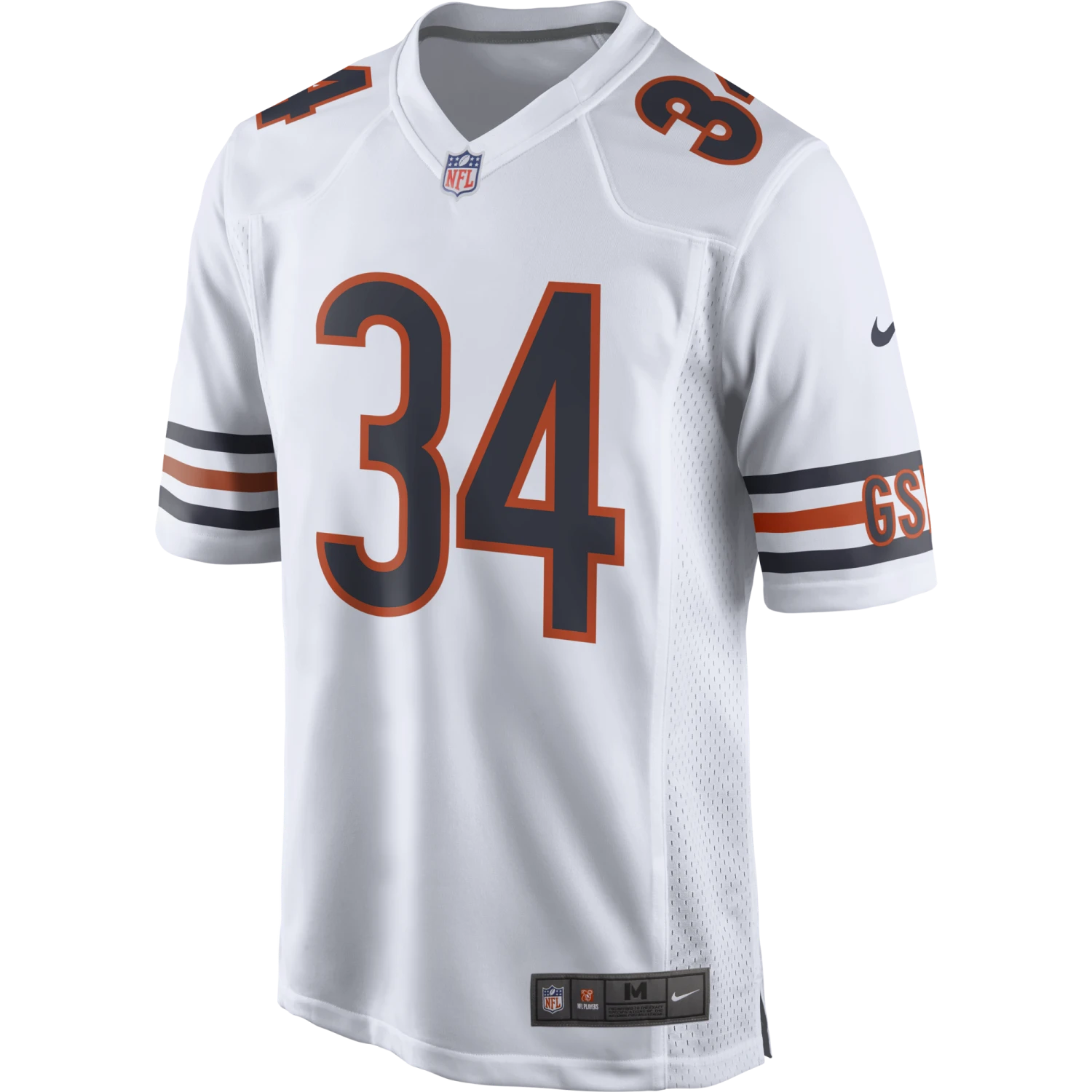 Walter Payton Chicago Bears Nike Men's White Road Game Jersey 4 Walter Payton Chicago Bears Nike Men's White Road Game Jersey - Image 2
