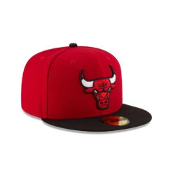 Chicago Bulls Red/Black Two Toned New Era 59FIFTY Fitted Hat -Hockey Store 70343697 59FIFTY OTC2TONE CHIBUL OTC 3QR