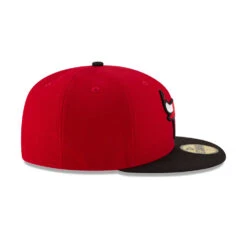 Chicago Bulls Red/Black Two Toned New Era 59FIFTY Fitted Hat -Hockey Store 70343697 59FIFTY OTC2TONE CHIBUL OTC RSIDE
