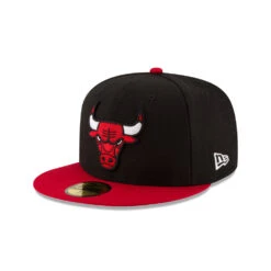 NEW ERA Chicago Bulls Black/Red Bill 59FIFTY Fitted Hat