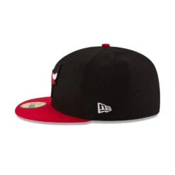 NEW ERA Chicago Bulls Black/Red Bill 59FIFTY Fitted Hat -Hockey Store 70343698 59FIFTY OTC2TONE CHIBUL OTC LSIDE