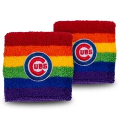 Franklin Chicago Cubs Pride Rainbow Wristbands