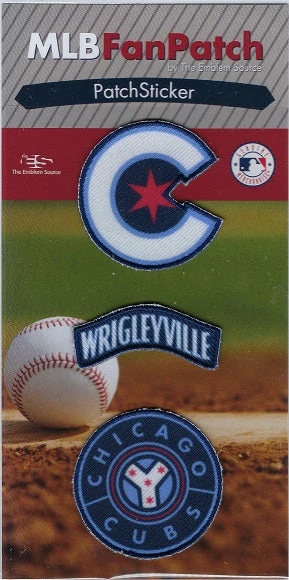 Chicago Cubs City Connect FanPatch 3 Pack Patch Sticker 3 Chicago Cubs City Connect FanPatch 3 Pack Patch Sticker
