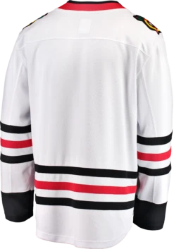 Chicago Blackhawks Fanatics White Breakaway Away Jersey 5 Chicago Blackhawks Fanatics White Breakaway Away Jersey -Hockey Store 879M CBHA 2AE BWA Back