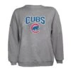 Chicago Cubs Grey Crawl Bear Stitches Crew 1 Chicago Cubs Grey Crawl Bear Stitches Crew -Hockey Store 96091 S2703 CUBS