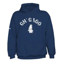 Chicago Cubs Navy 1914 Stitches Hoodie