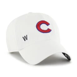 Chicago Cubs Woman's White Confetti Clean Up Hat -Hockey Store B CICON05GWS WH HR F2