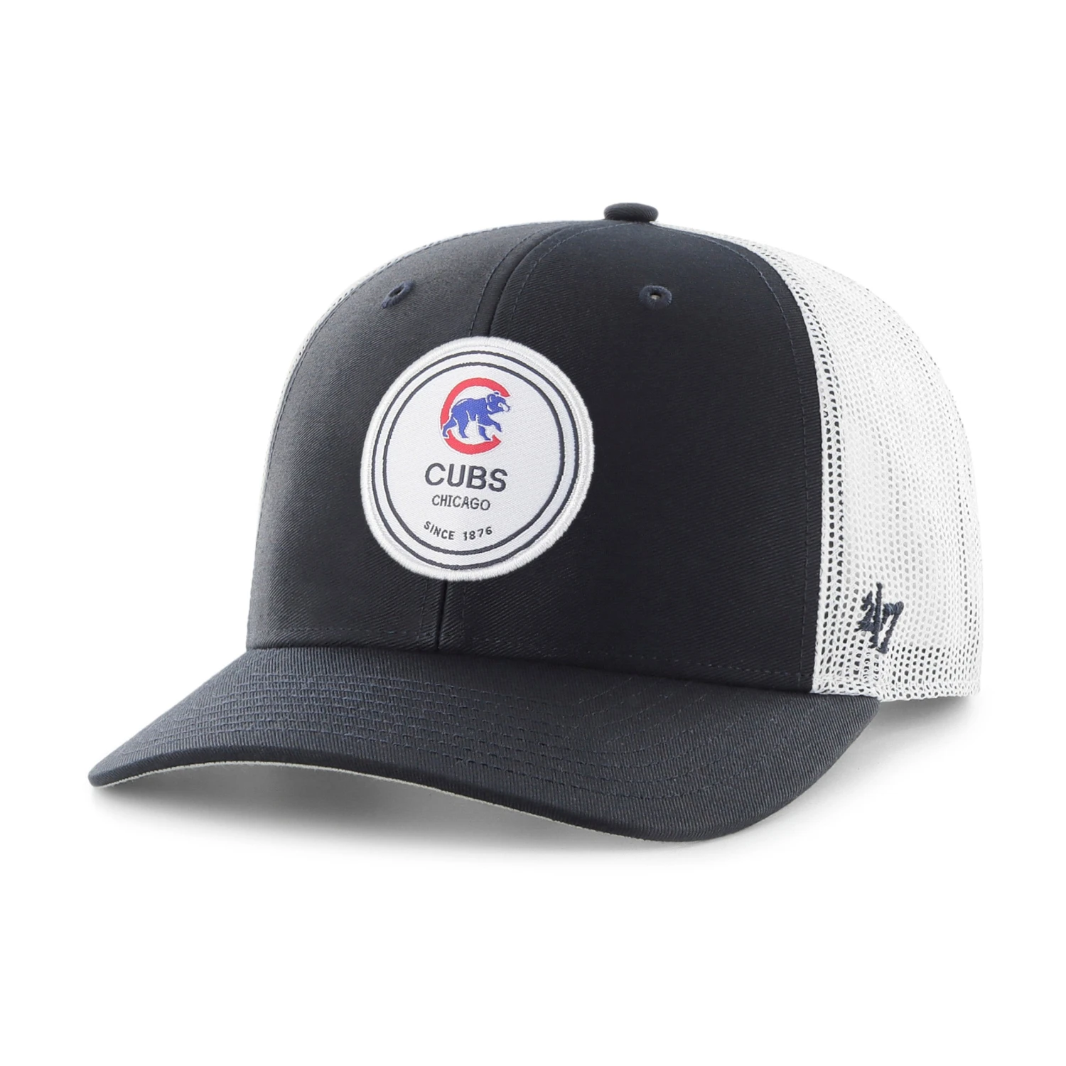 Chicago Cubs '47 Navy Dupree Trucker Adjustable Hat 3 Chicago Cubs '47 Navy Dupree Trucker Adjustable Hat
