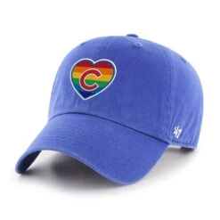'47 BRAND Chicago Cubs Pride Heart '47 Adjustable Hat