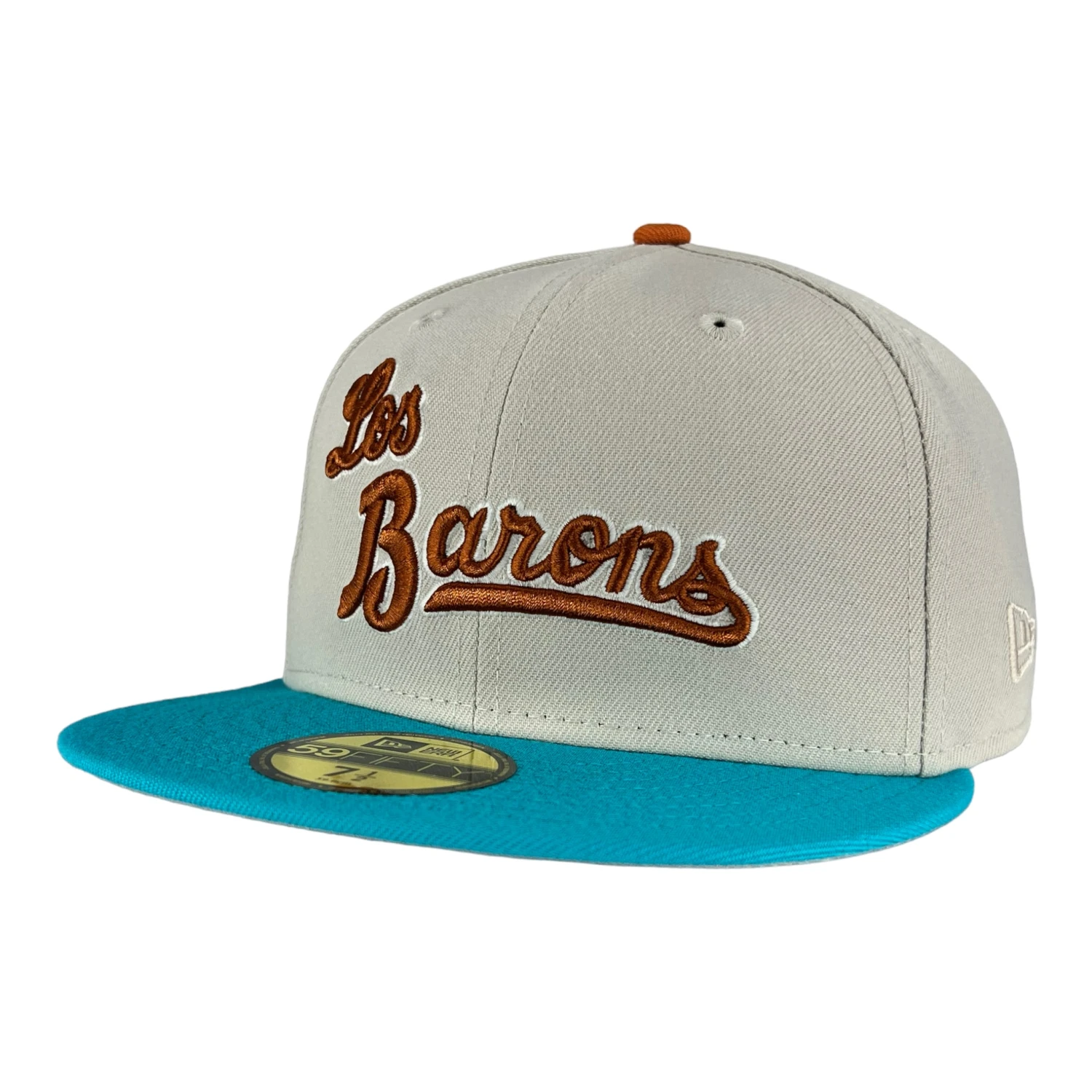 Birmingham Barons "Los Barons" Stone/Teal ASG '03 Sox New Era 59FIFTY Fitted Hat 5 Birmingham Barons "Los Barons" Stone/Teal ASG '03 Sox New Era 59FIFTY Fitted Hat - Image 3