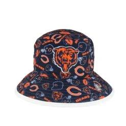NEW ERA Chicago Bears Navy All Logos Bucket Hat